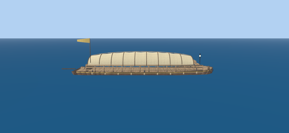 Coast Barge, side view