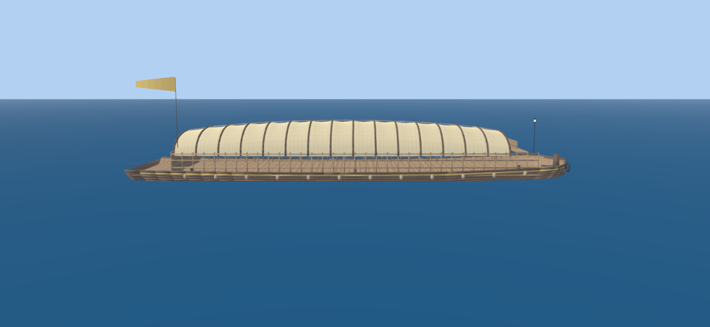 Deep Barge, side view