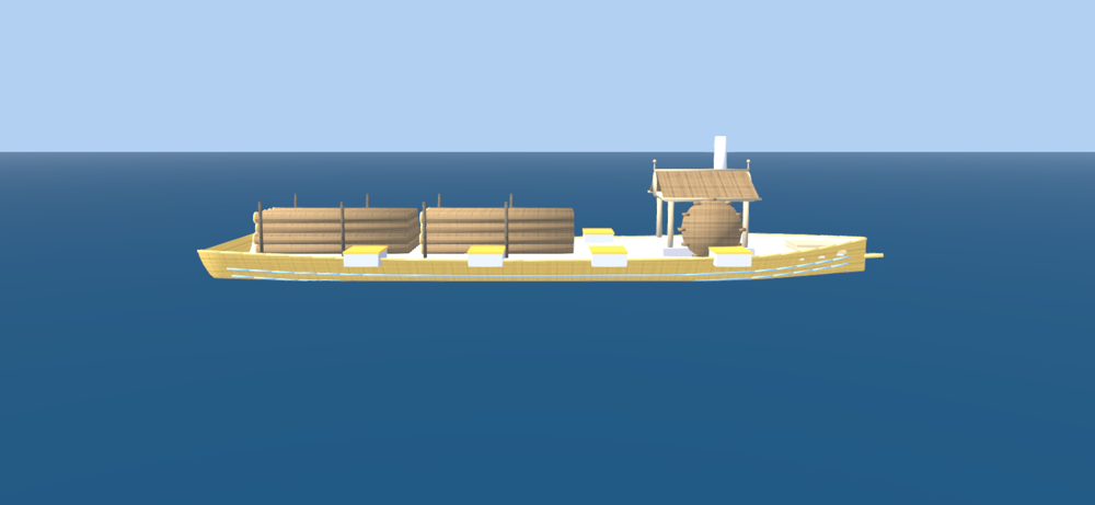 Olympian Log Mill, side view